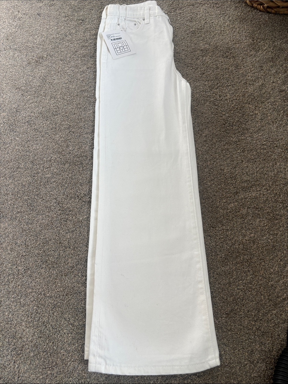 Toteme White Wide-Leg Jeans
